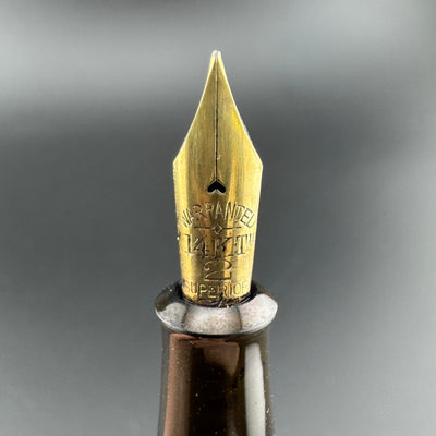 Warranted Superior Bird Pen Eyedropper Fountain Pen 14K Gold Fine Nib