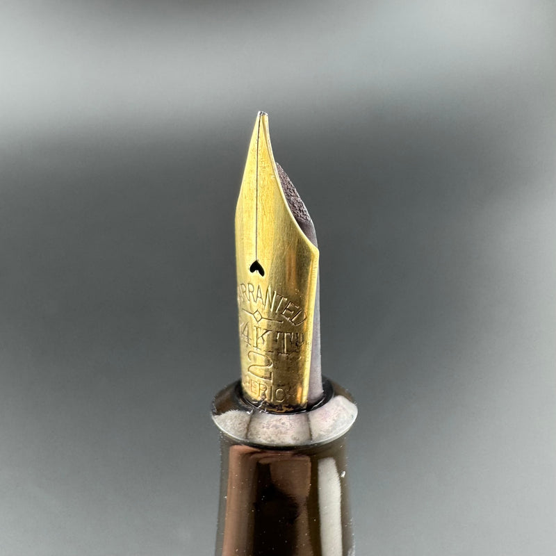 Warranted Superior Bird Pen Eyedropper Fountain Pen 14K Gold Fine Nib