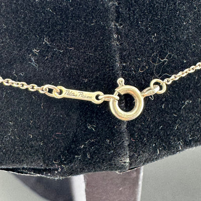 Tiffany & Co Paloma Picasso Loving Heart Pendant Necklace 925 Silver 15in