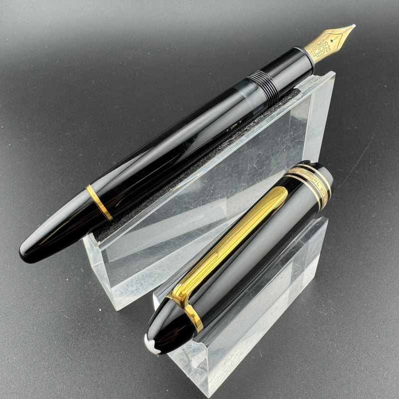 Montblanc Meisterstück No. 146 Fountain Pen 14K Gold Fine Nib Serviced Warranty