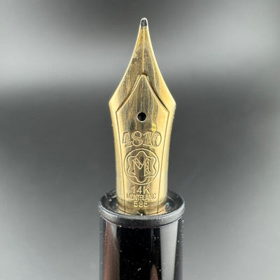 Montblanc Meisterstück No. 146 Fountain Pen 14K Gold Fine Nib Serviced Warranty