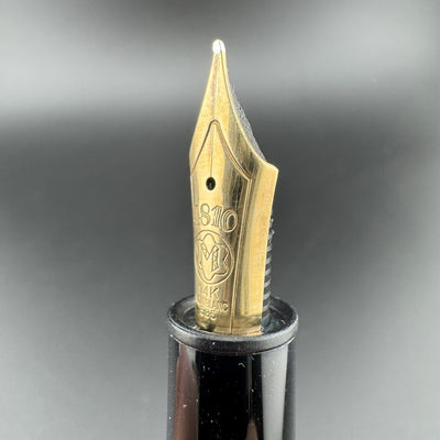 Montblanc Meisterstück No. 146 Fountain Pen 14K Gold Fine Nib Serviced Warranty