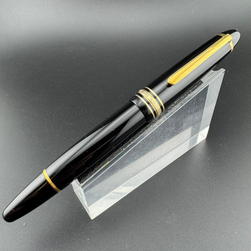 Montblanc Meisterstück No. 146 Fountain Pen 14K Gold Fine Nib Serviced Warranty
