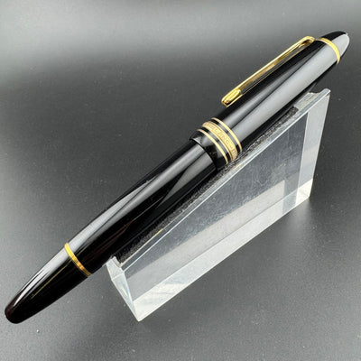 Montblanc Meisterstück No. 146 Fountain Pen 14K Gold Fine Nib Serviced Warranty