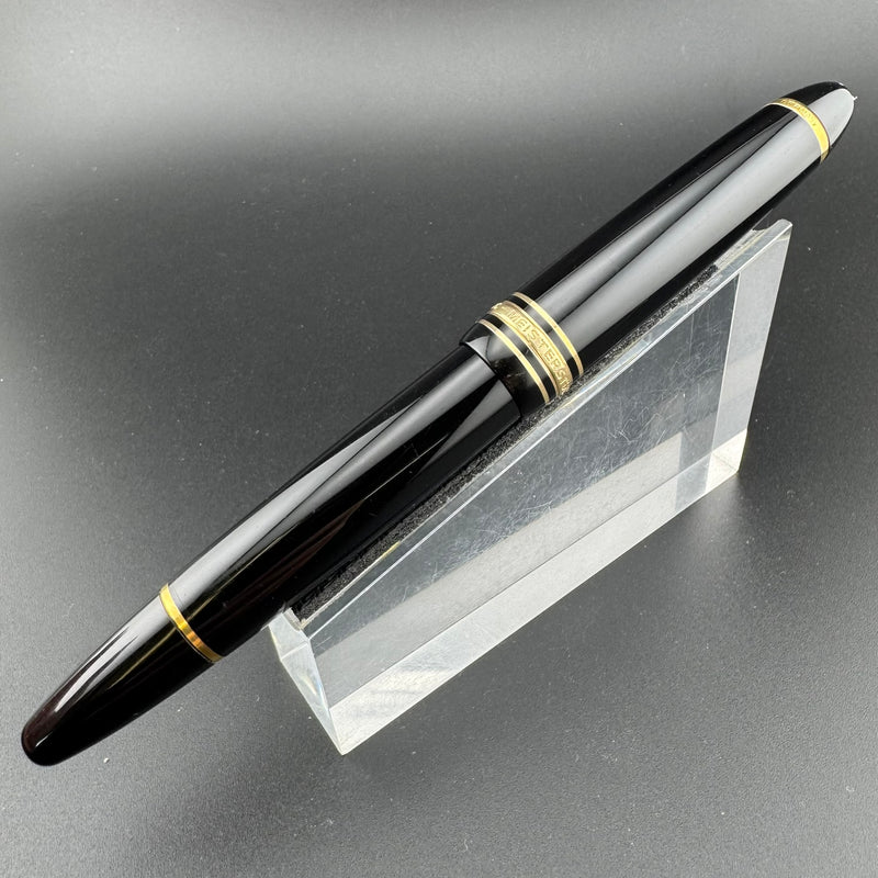 Montblanc Meisterstück No. 146 Fountain Pen 14K Gold Fine Nib Serviced Warranty