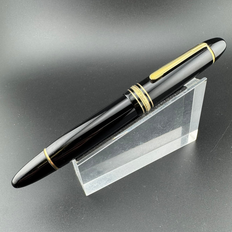 Montblanc Meisterstück No. 149 Fountain Pen 18C Gold Med Nib Serviced Warranty