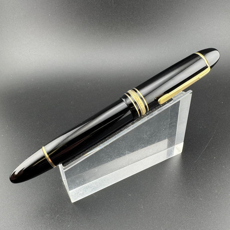 Montblanc Meisterstück No. 149 Fountain Pen 18C Gold Med Nib Serviced Warranty