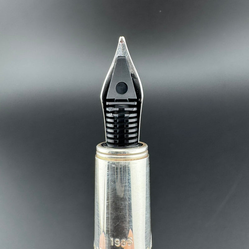 Montegrappa Romeo & Juliet LE Juliet Silver Fountain Pen 18K Gold Med Nib