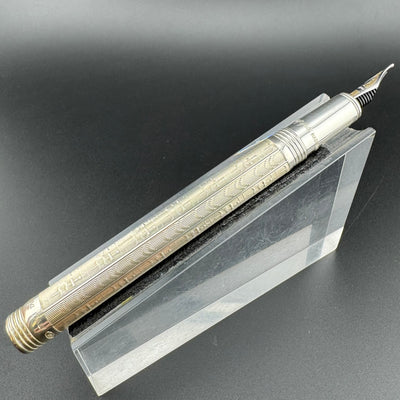 Montegrappa Romeo & Juliet LE Juliet Silver Fountain Pen 18K Gold Med Nib