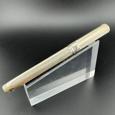 Montegrappa Romeo & Juliet LE Juliet Silver Fountain Pen 18K Gold Med Nib