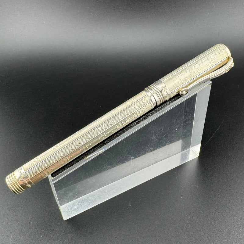 Montegrappa Romeo & Juliet LE Juliet Silver Fountain Pen 18K Gold Med Nib