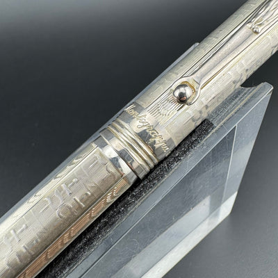 Montegrappa Romeo & Juliet LE Juliet Silver Fountain Pen 18K Gold Med Nib