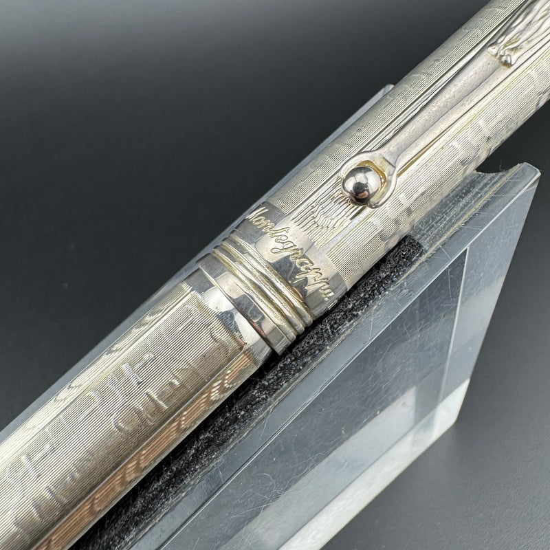 Montegrappa Romeo & Juliet LE Juliet Silver Fountain Pen 18K Gold Med Nib