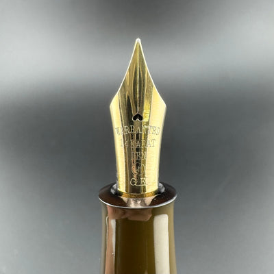 Ban-Ei Ebonite Urushi Eyedropper Fountain Pen 14K Gold G.K. Nib Serviced