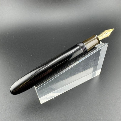 Ban-Ei Ebonite Urushi Eyedropper Fountain Pen 14K Gold G.K. Nib Serviced