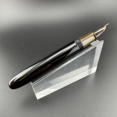 Ban-Ei Ebonite Urushi Eyedropper Fountain Pen 14K Gold G.K. Nib Serviced