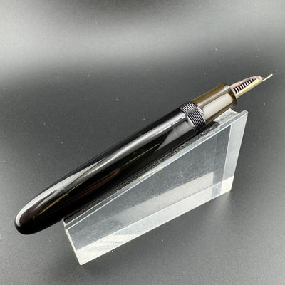 Ban-Ei Ebonite Urushi Eyedropper Fountain Pen 14K Gold G.K. Nib Serviced