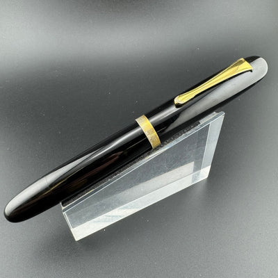 Ban-Ei Ebonite Urushi Eyedropper Fountain Pen 14K Gold G.K. Nib Serviced