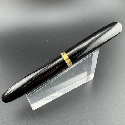 Ban-Ei Ebonite Urushi Eyedropper Fountain Pen 14K Gold G.K. Nib Serviced