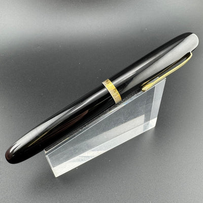 Ban-Ei Ebonite Urushi Eyedropper Fountain Pen 14K Gold G.K. Nib Serviced