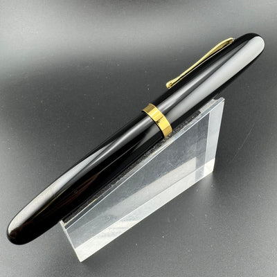 Ban-Ei Ebonite Urushi Eyedropper Fountain Pen 14K Gold 50 Nib Serviced