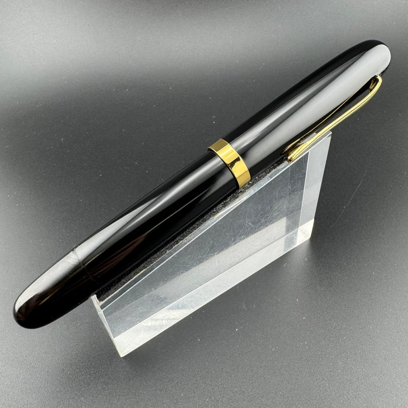 Ban-Ei Ebonite Urushi Eyedropper Fountain Pen 14K Gold 50 Nib Serviced