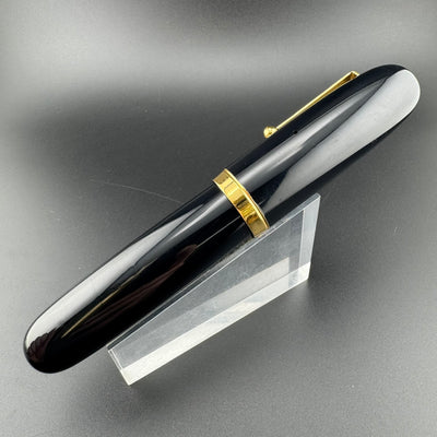 New Clip Jumbo Ebonite Eyedropper Fountain Pen Steel Extra-Fine Nib Serviced