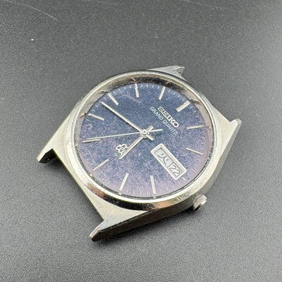 Seiko Grand Twin Quartz 99GQ 9943-8030 Blue Dial HAQ Quartz Watch Not Running