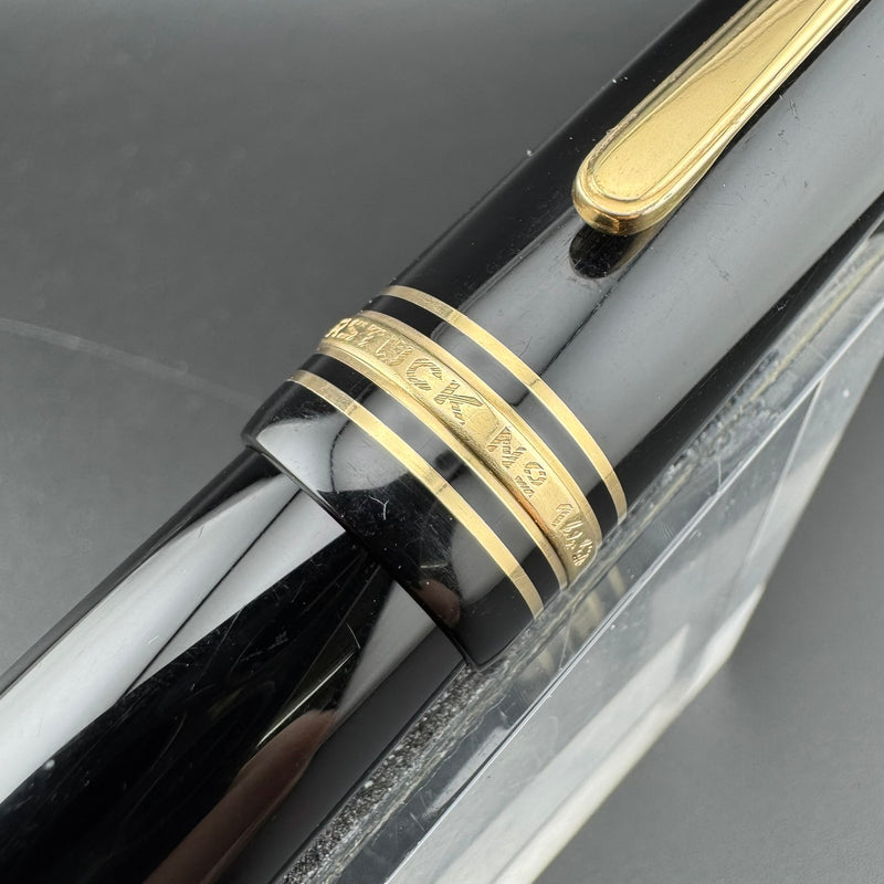 Montblanc Meisterstück No. 149 Fountain Pen 14C Gold EF Nib Serviced w/Box