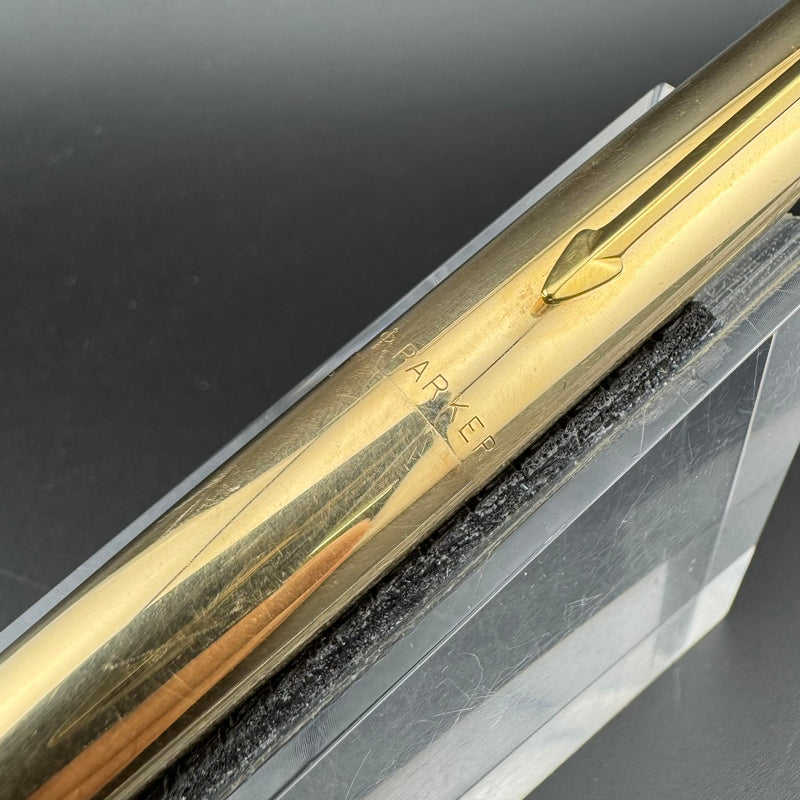 Parker 75 Presidential Keepsake Solid 14K Gold Fountain Pen 14K Gold Extra-Fine Nib