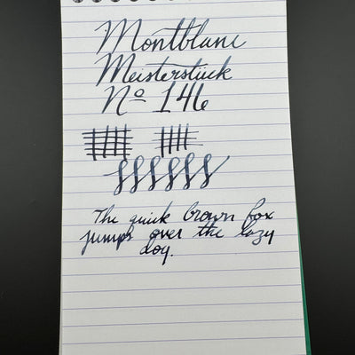 Montblanc Meisterstück No. 146 Fountain Pen 14C Gold OB Nib Serviced Warranty