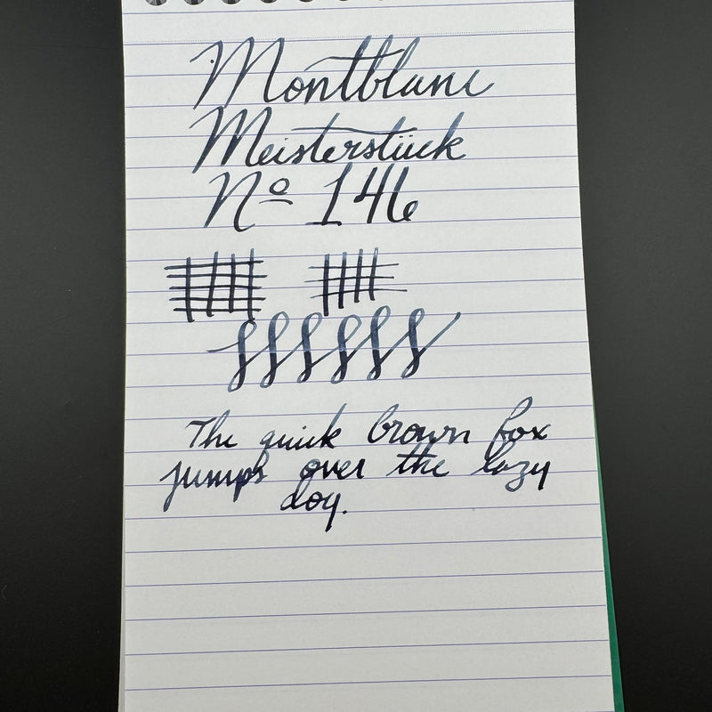 Montblanc Meisterstück No. 146 Fountain Pen 14C Gold OB Nib Serviced Warranty