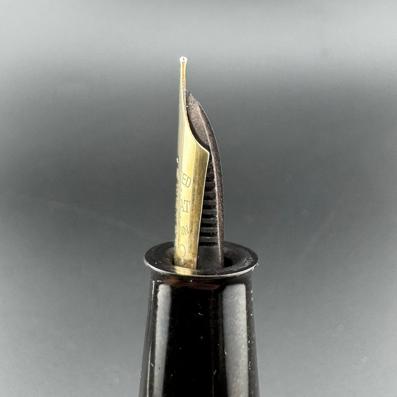 Ban-Ei Ebonite Eyedropper Fountain Pen 14K Gold G.K. 50 Fine Nib