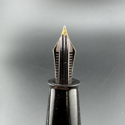 Ban-Ei Ebonite Eyedropper Fountain Pen 14K Gold G.K. 50 Fine Nib