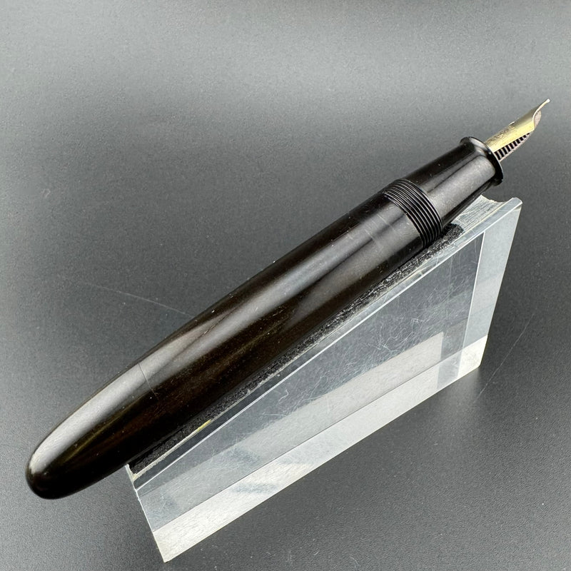Ban-Ei Ebonite Eyedropper Fountain Pen 14K Gold G.K. 50 Fine Nib