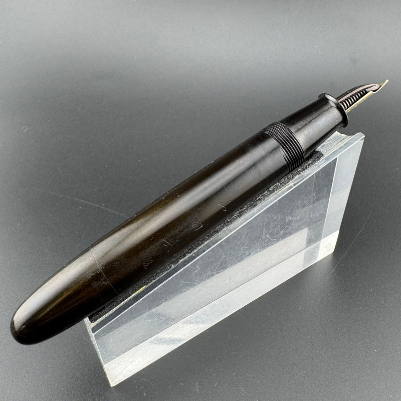 Ban-Ei Ebonite Eyedropper Fountain Pen 14K Gold G.K. 50 Fine Nib