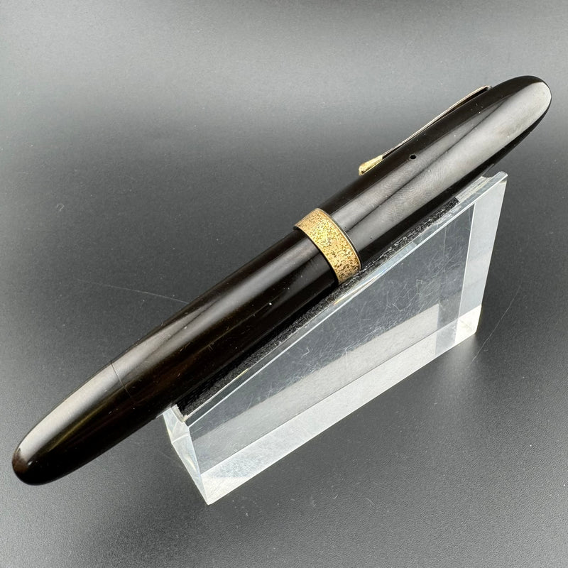 Ban-Ei Ebonite Eyedropper Fountain Pen 14K Gold G.K. 50 Fine Nib