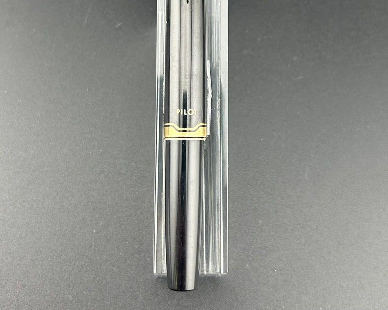 Pilot Black and Gold Pocket Pen, Steel Fine Nib