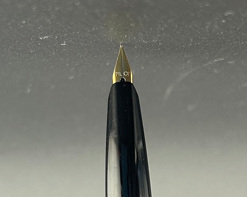 Pilot Black and Gold Pocket Pen, Steel Fine Nib