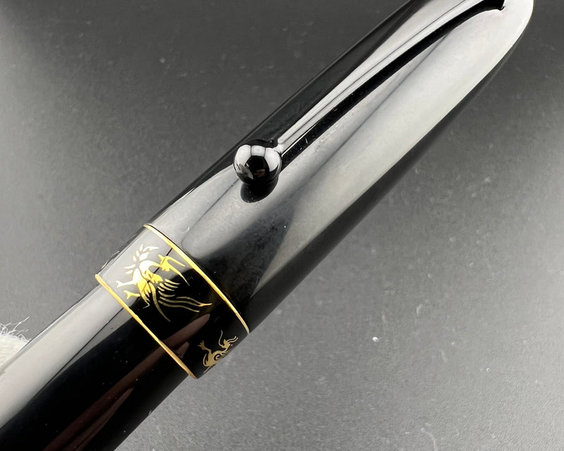 Pilot Urushi 80th Anniversary Limited Edition Fountain Pen Set w/Box & Inkwell