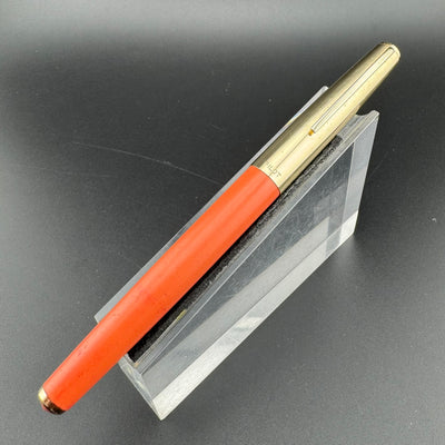 Pilot Super 100S Pink & Gold Fountain Pen 14K Gold Fine Nib