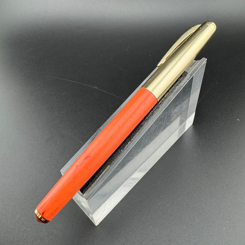 Pilot Super 100S Pink & Gold Fountain Pen 14K Gold Fine Nib