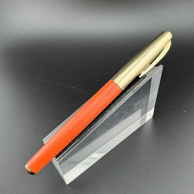 Pilot Super 100S Pink & Gold Fountain Pen 14K Gold Fine Nib
