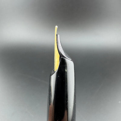 Kumiai Black & Gold Resin Fountain Pen 14K Gold Extra-Fine Nib