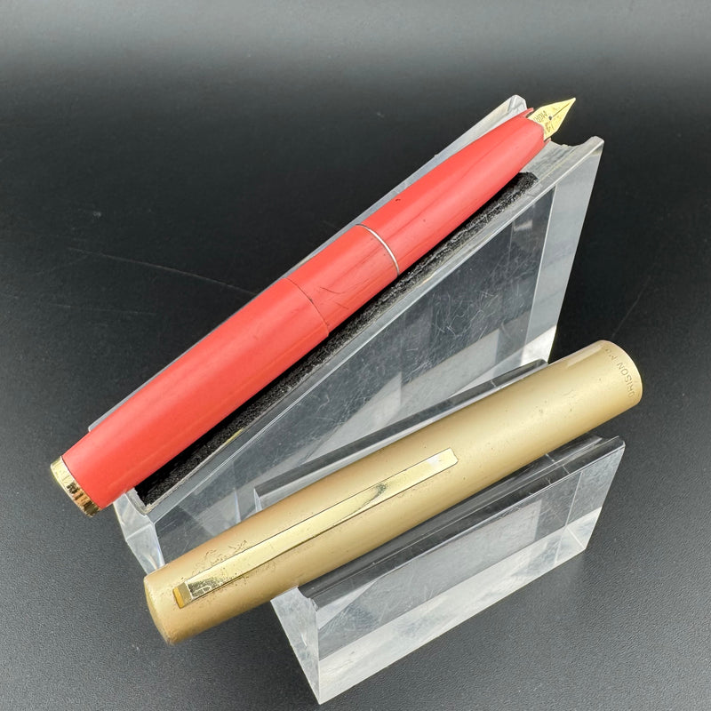 Morison MG-Gold Pocket Fountain Pen 14K Gold Fine Nib - For Repair