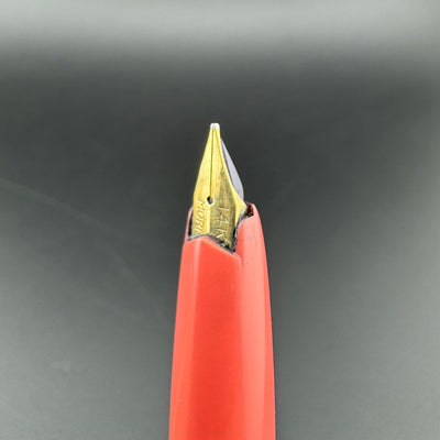Morison MG-Gold Pocket Fountain Pen 14K Gold Fine Nib - For Repair