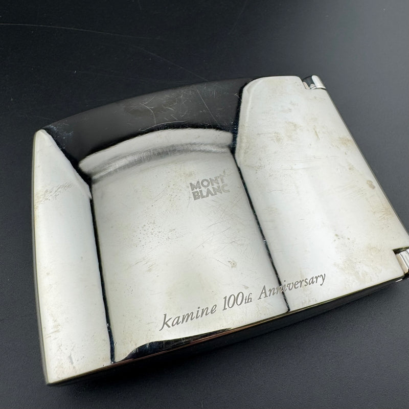 Montblanc Double Folding Clamshell Picture Frame Stainless Steel