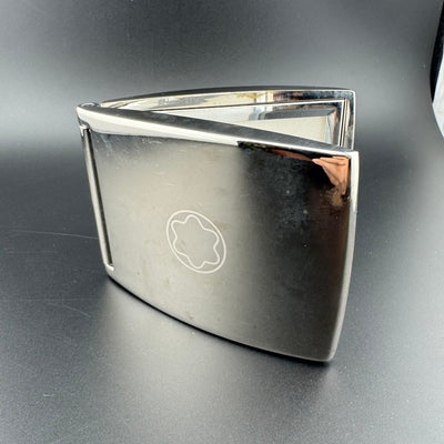 Montblanc Double Folding Clamshell Picture Frame Stainless Steel