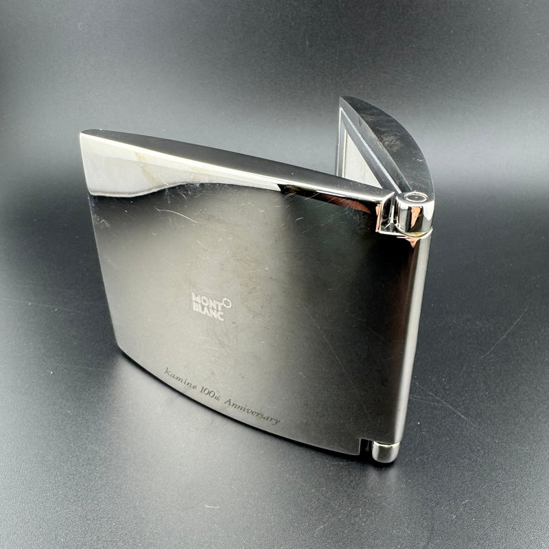 Montblanc Double Folding Clamshell Picture Frame Stainless Steel