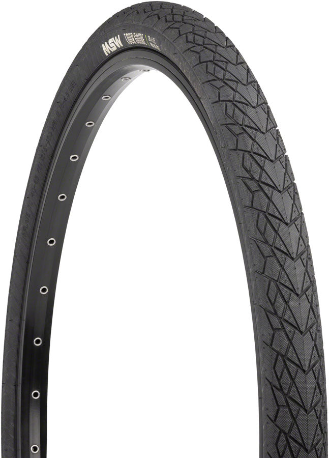 MSW Tour Guide Tire - 26 x 1.75, Black, Rigid Wire Bead, 33tpi